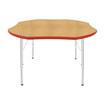 Mahar Creative Colors Shamrock Activity Table Preschool Height Adjustable Legs 48
