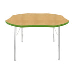Mahar Creative Colors Shamrock Activity Table Preschool Height Adjustable Legs 48