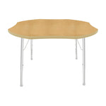 Mahar Creative Colors Shamrock Activity Table Preschool Height Adjustable Legs 48