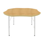 Mahar Creative Colors Shamrock Activity Table Preschool Height Adjustable Legs 48