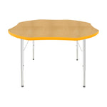 Mahar Creative Colors Shamrock Activity Table Preschool Height Adjustable Legs 48