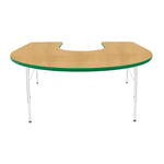 Mahar Creative Colors Horseshoe Activity Table Preschool Height Adjustable Legs 66