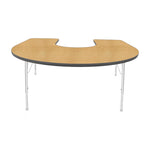 Mahar Creative Colors Horseshoe Activity Table Preschool Height Adjustable Legs 66