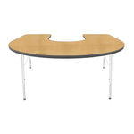 Mahar Creative Colors Horseshoe Activity Table Preschool Height Adjustable Legs 66