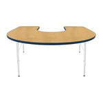 Mahar Creative Colors Horseshoe Activity Table Preschool Height Adjustable Legs 66