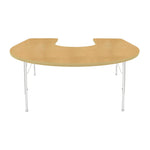 Mahar Creative Colors Horseshoe Activity Table Preschool Height Adjustable Legs 66
