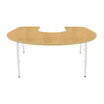 Mahar Creative Colors Horseshoe Activity Table Preschool Height Adjustable Legs 66
