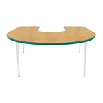 Mahar Creative Colors Horseshoe Activity Table Preschool Height Adjustable Legs 66