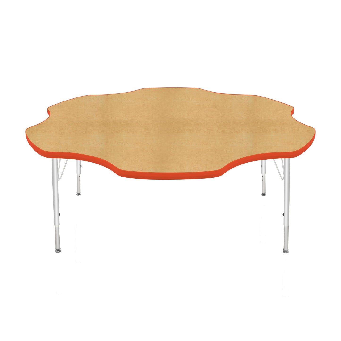 Mahar Creative Colors Daisy Activity Table Preschool Height Adjustable Legs 60"Dia x 17" - 25"H (MHR-60DSLO)