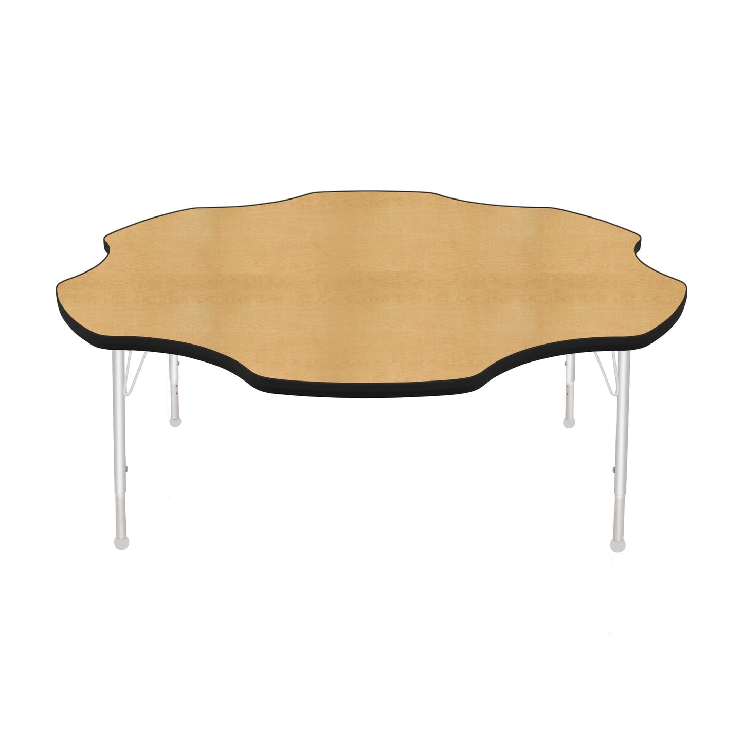 Mahar Creative Colors Daisy Activity Table Preschool Height Adjustable Legs 60"Dia x 17" - 25"H (MHR-60DSLO)