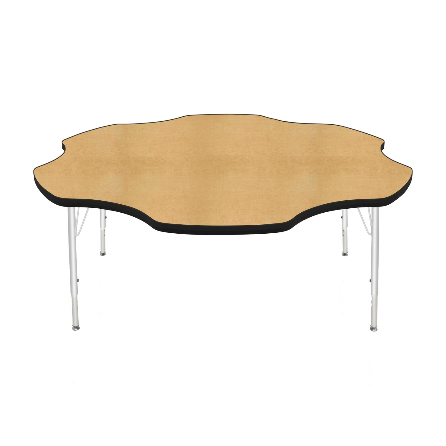 Mahar Creative Colors Daisy Activity Table Preschool Height Adjustable Legs 60"Dia x 17" - 25"H (MHR-60DSLO)