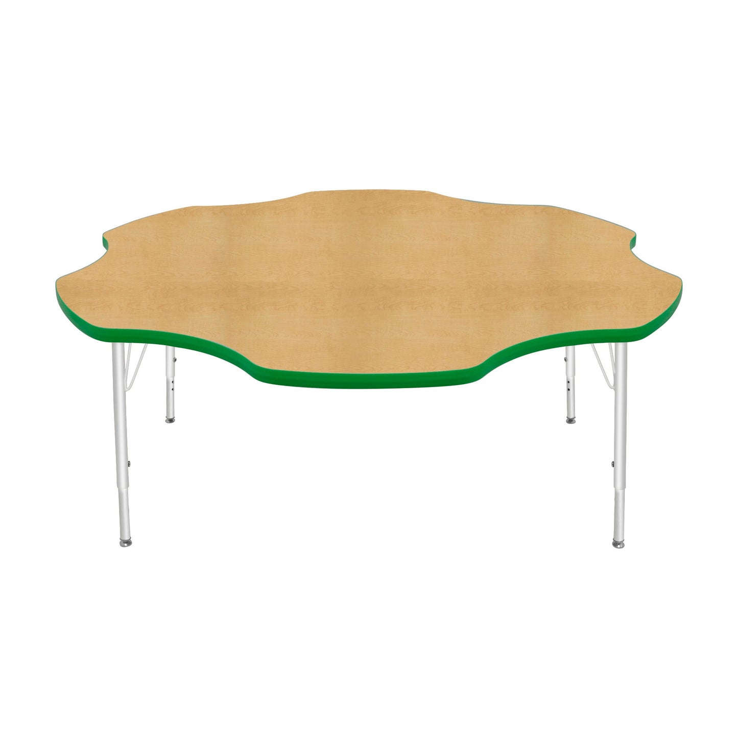 Mahar Creative Colors Daisy Activity Table Preschool Height Adjustable Legs 60"Dia x 17" - 25"H (MHR-60DSLO)