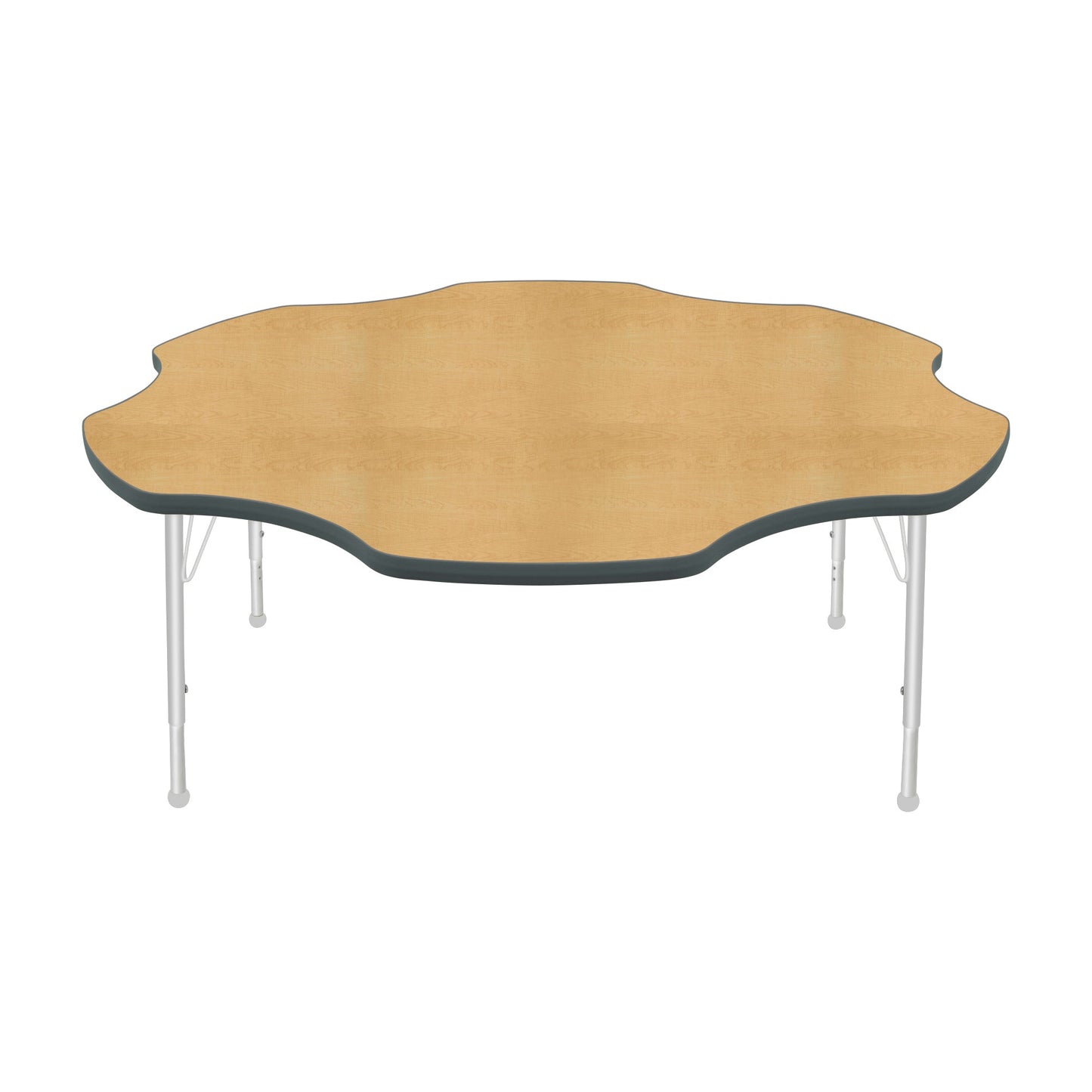 Mahar Creative Colors Daisy Activity Table Preschool Height Adjustable Legs 60"Dia x 17" - 25"H (MHR-60DSLO)