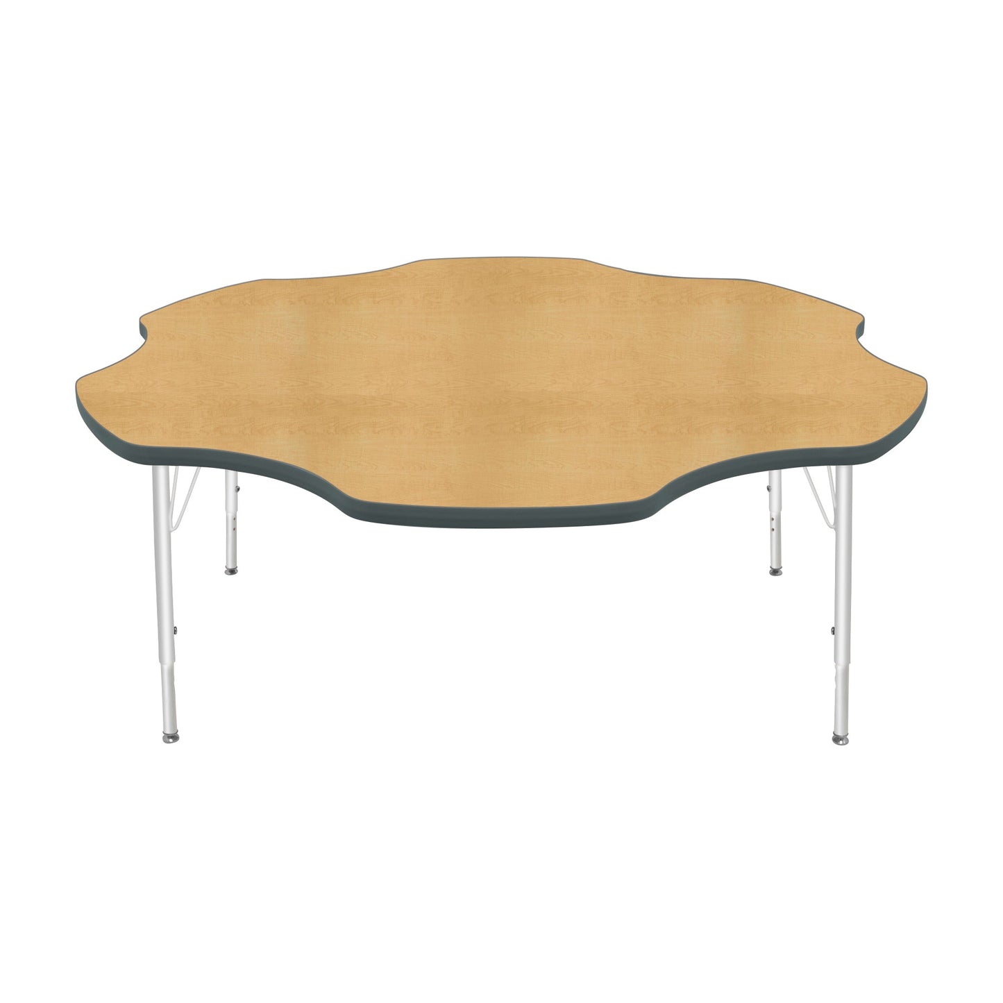 Mahar Creative Colors Daisy Activity Table Preschool Height Adjustable Legs 60"Dia x 17" - 25"H (MHR-60DSLO)