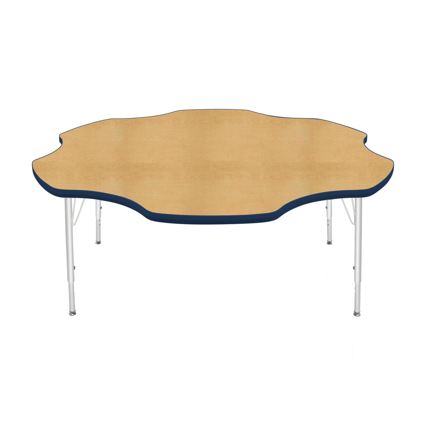 Mahar Creative Colors Daisy Activity Table Preschool Height Adjustable Legs 60"Dia x 17" - 25"H (MHR-60DSLO)