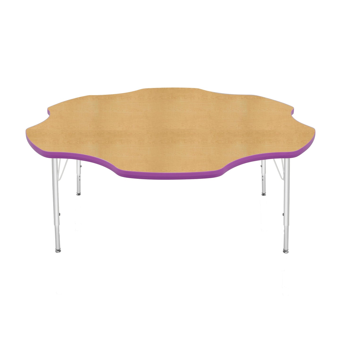 Mahar Creative Colors Daisy Activity Table Preschool Height Adjustable Legs 60"Dia x 17" - 25"H (MHR-60DSLO)