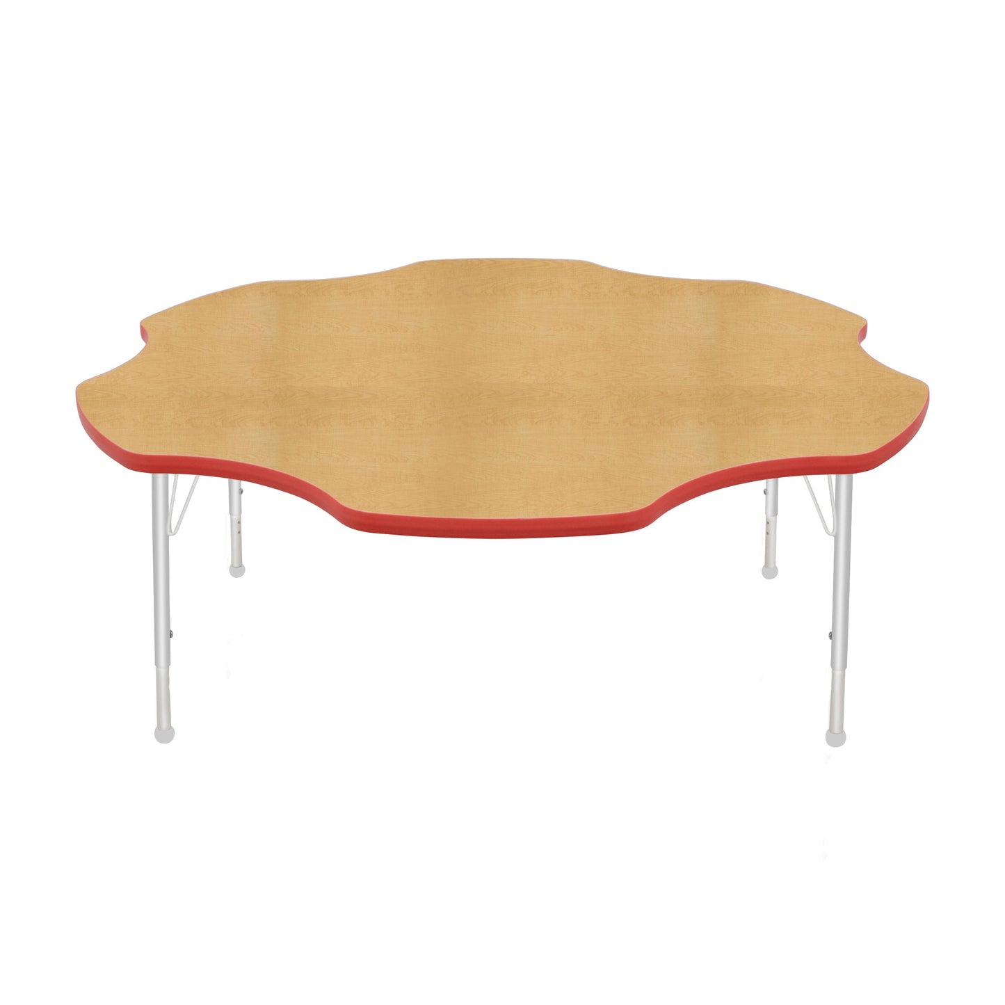 Mahar Creative Colors Daisy Activity Table Preschool Height Adjustable Legs 60"Dia x 17" - 25"H (MHR-60DSLO)