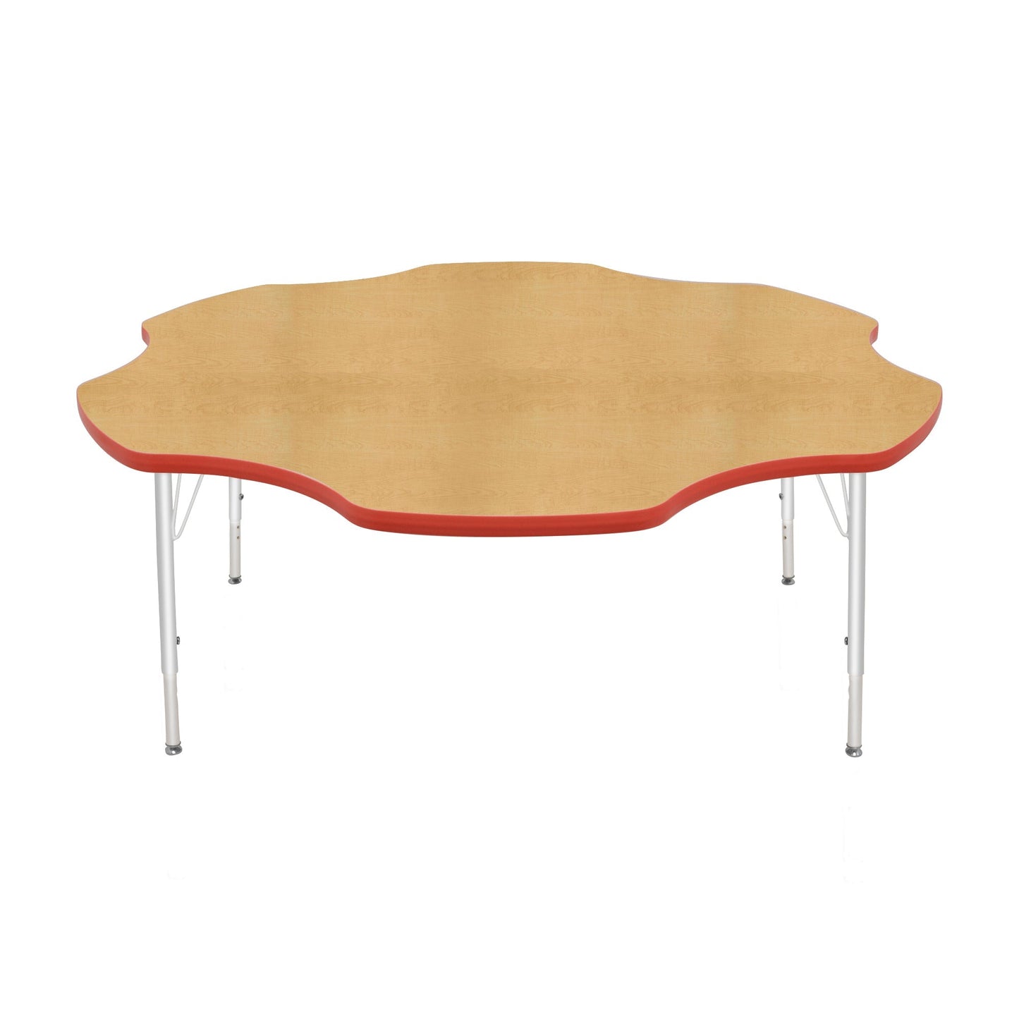 Mahar Creative Colors Daisy Activity Table Preschool Height Adjustable Legs 60"Dia x 17" - 25"H (MHR-60DSLO)