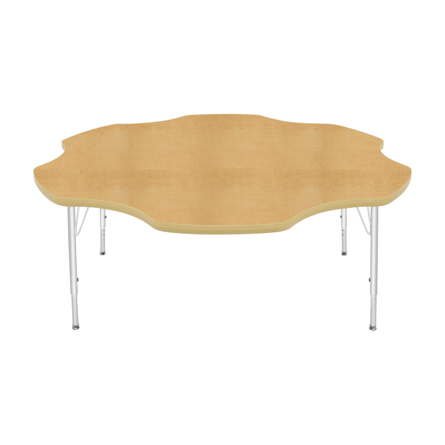 Mahar Creative Colors Daisy Activity Table Preschool Height Adjustable Legs 60"Dia x 17" - 25"H (MHR-60DSLO)