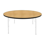 Mahar Creative Colors Large Round Activity Table Preschool Height Adjustable Legs 60