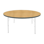 Mahar Creative Colors Large Round Activity Table Preschool Height Adjustable Legs 60
