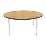 Mahar Creative Colors Large Round Activity Table Preschool Height Adjustable Legs 60