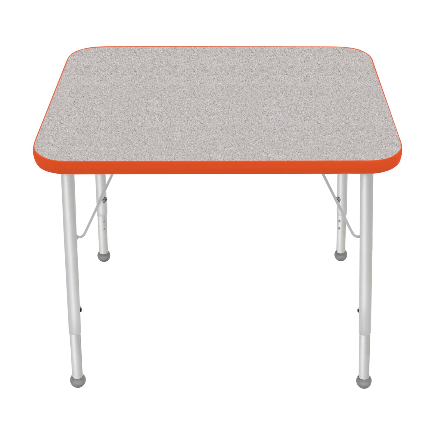 Mahar Creative Colors Small Rectangle Activity Table Preschool Height Adjustable Legs 30"W x 24"D x 17" - 25"H (MHR-2430LO)