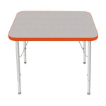 Mahar Creative Colors Small Rectangle Activity Table Preschool Height Adjustable Legs 30