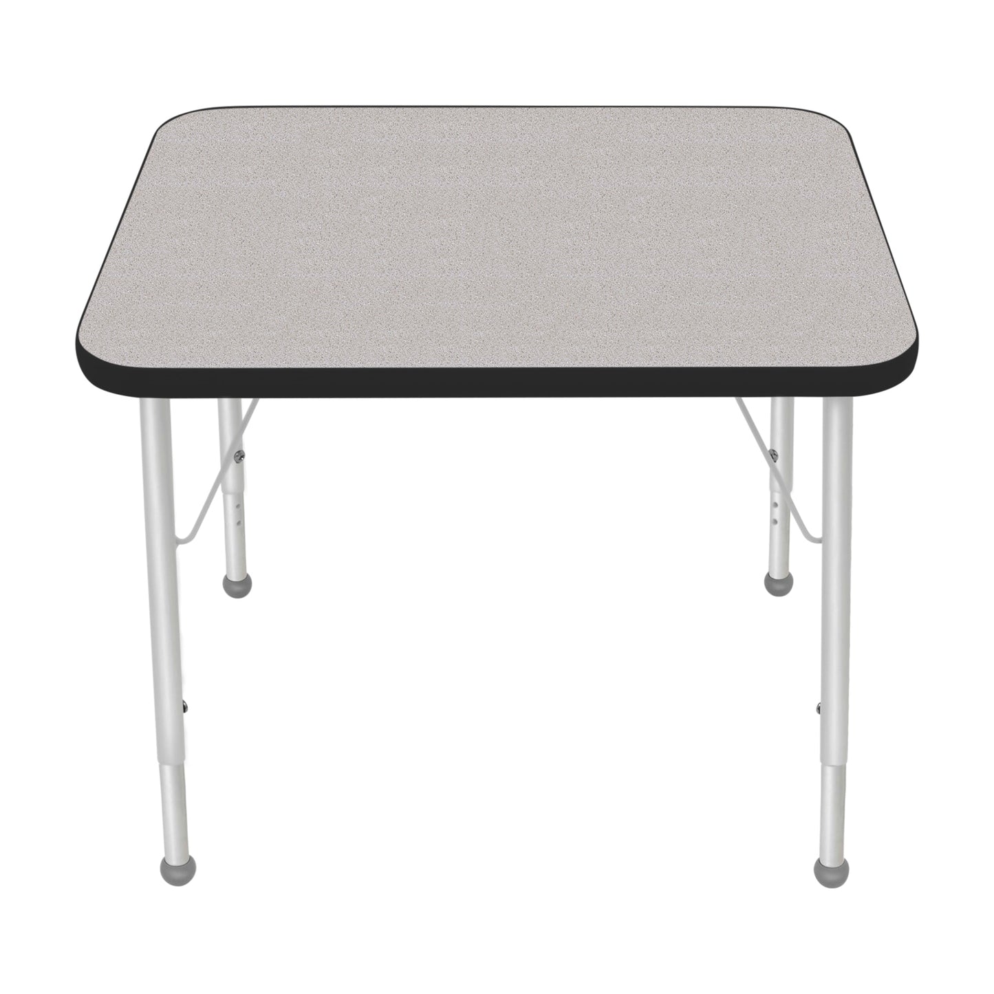 Mahar Creative Colors Small Rectangle Activity Table Preschool Height Adjustable Legs 30"W x 24"D x 17" - 25"H (MHR-2430LO)