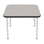 Mahar Creative Colors Small Rectangle Activity Table Preschool Height Adjustable Legs 30