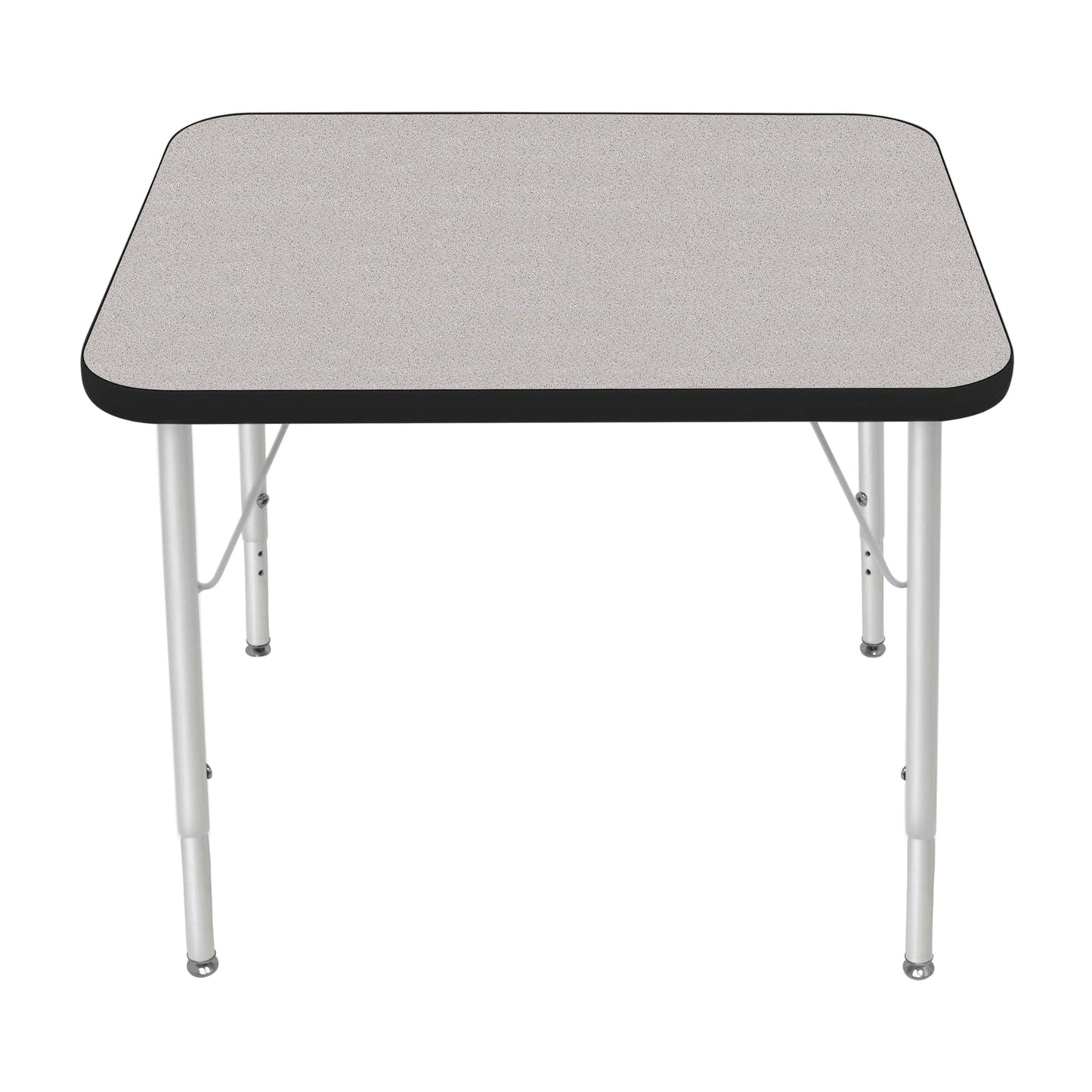 Mahar Creative Colors Small Rectangle Activity Table Preschool Height Adjustable Legs 30"W x 24"D x 17" - 25"H (MHR-2430LO)