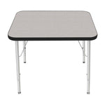 Mahar Creative Colors Small Rectangle Activity Table Preschool Height Adjustable Legs 30