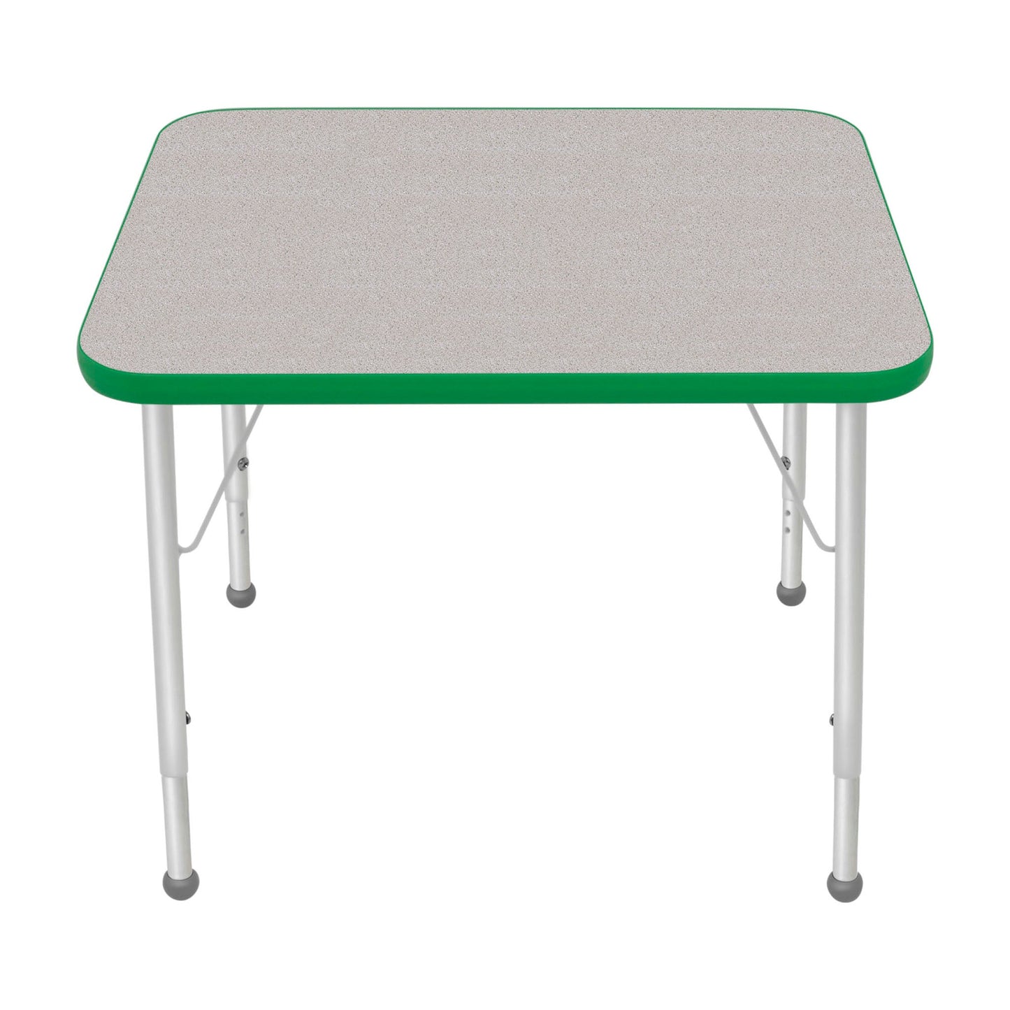 Mahar Creative Colors Small Rectangle Activity Table Preschool Height Adjustable Legs 30"W x 24"D x 17" - 25"H (MHR-2430LO)