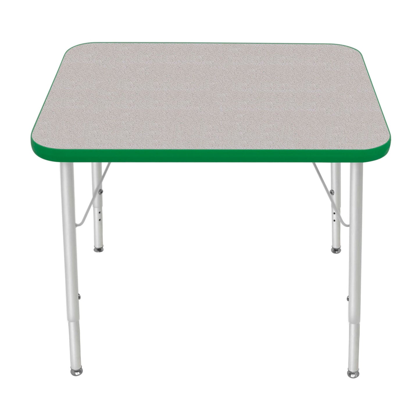 Mahar Creative Colors Small Rectangle Activity Table Preschool Height Adjustable Legs 30"W x 24"D x 17" - 25"H (MHR-2430LO)
