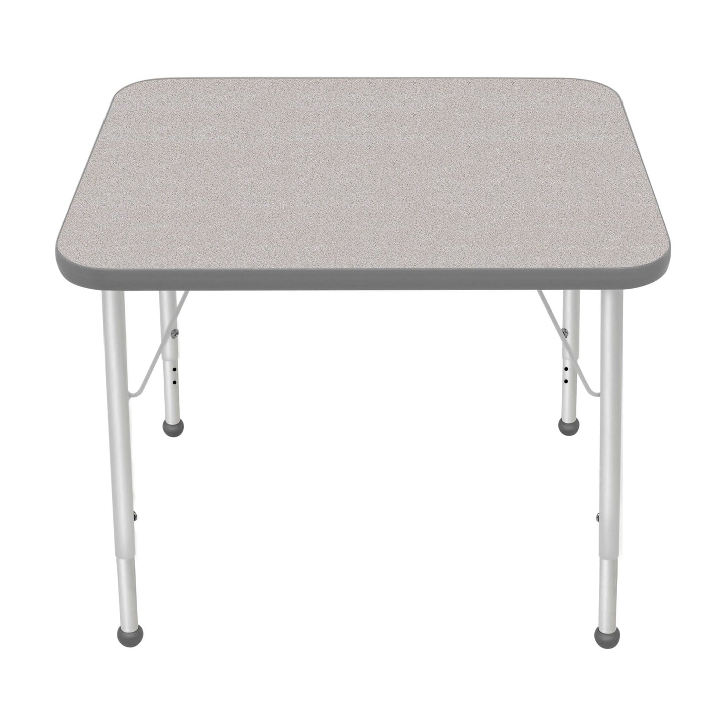 Mahar Creative Colors Small Rectangle Activity Table Preschool Height Adjustable Legs 30"W x 24"D x 17" - 25"H (MHR-2430LO)