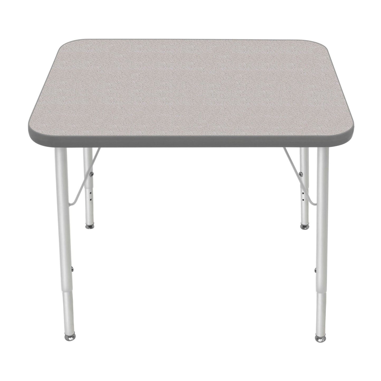 Mahar Creative Colors Small Rectangle Activity Table Preschool Height Adjustable Legs 30"W x 24"D x 17" - 25"H (MHR-2430LO)