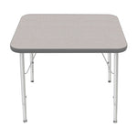 Mahar Creative Colors Small Rectangle Activity Table Preschool Height Adjustable Legs 30