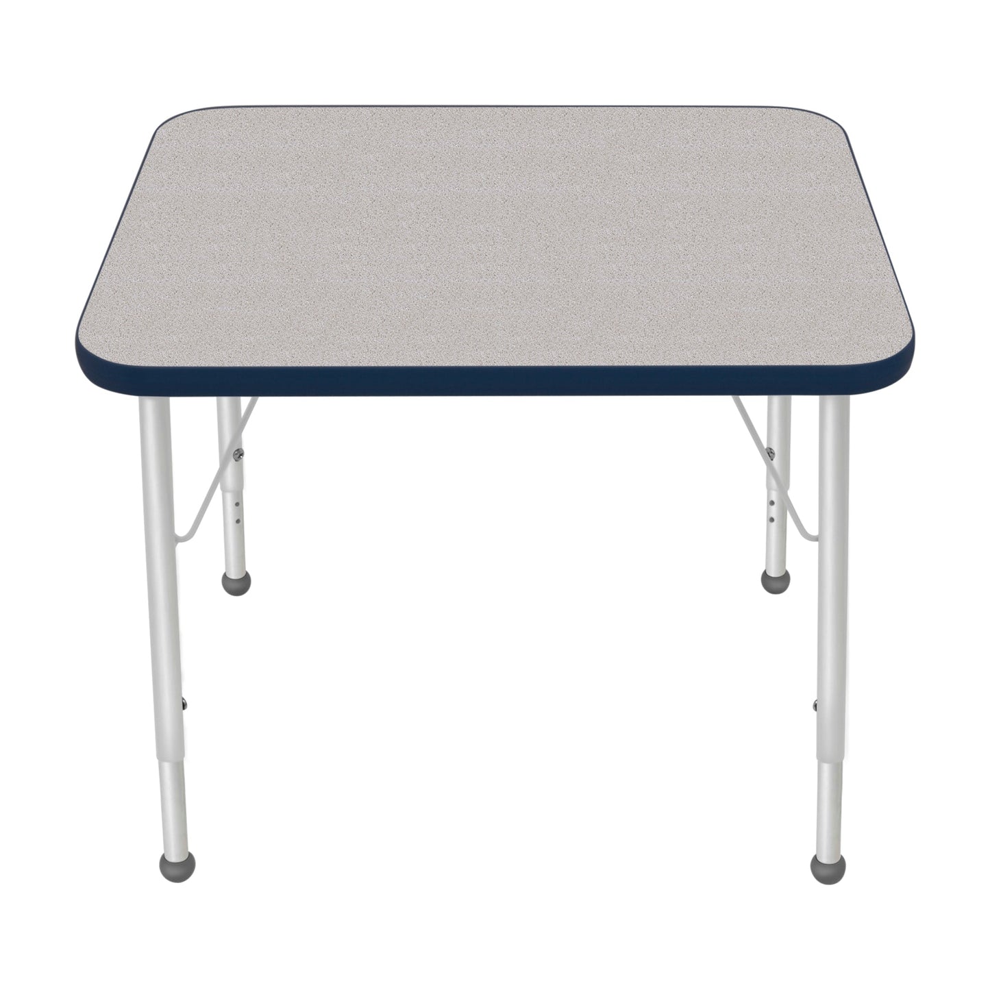 Mahar Creative Colors Small Rectangle Activity Table Preschool Height Adjustable Legs 30"W x 24"D x 17" - 25"H (MHR-2430LO)