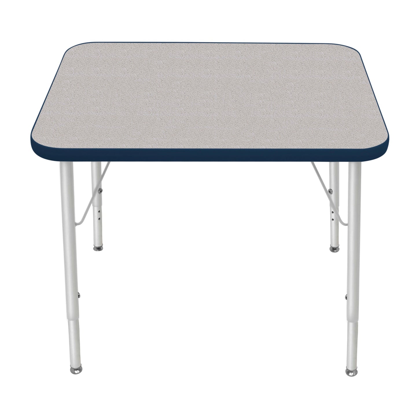 Mahar Creative Colors Small Rectangle Activity Table Preschool Height Adjustable Legs 30"W x 24"D x 17" - 25"H (MHR-2430LO)