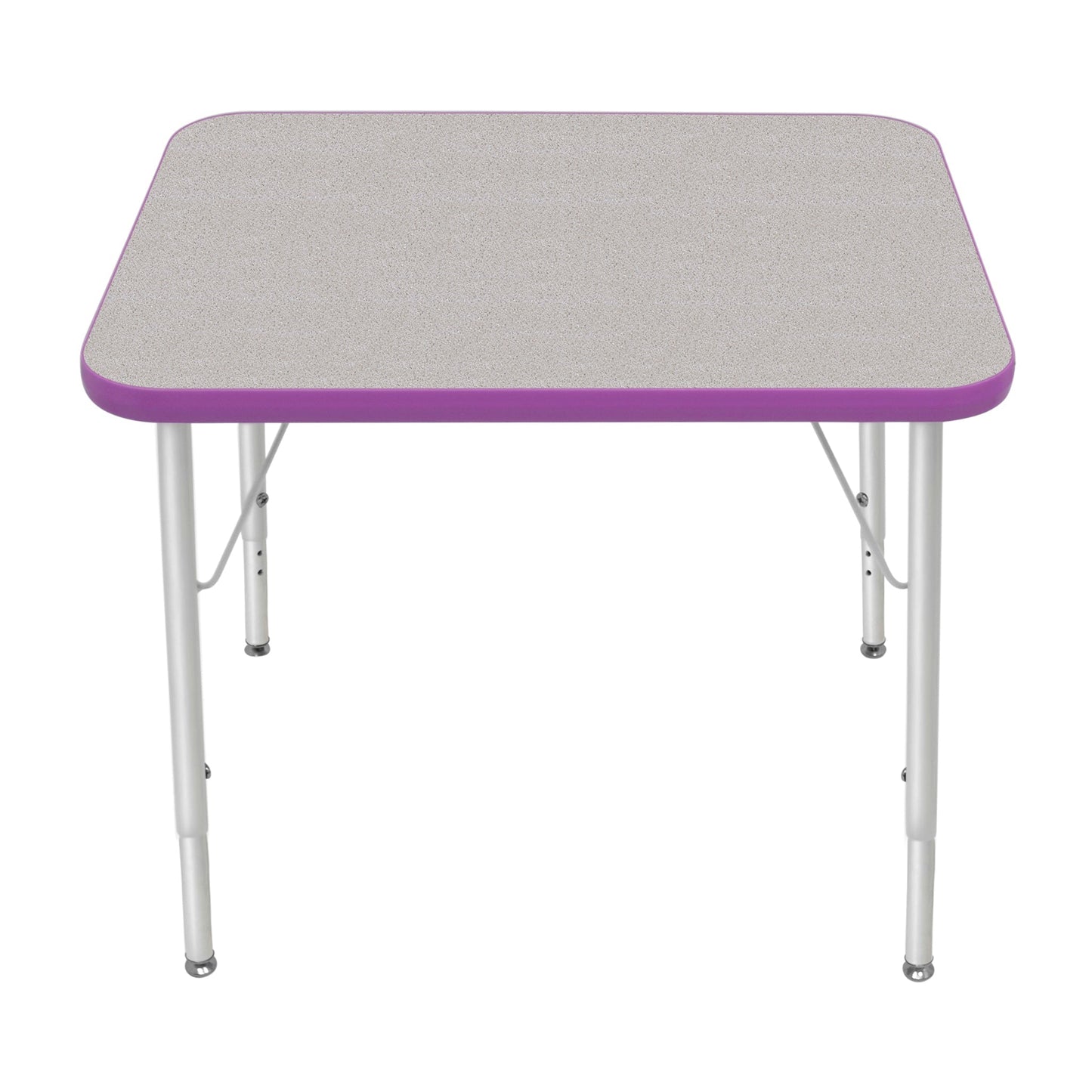 Mahar Creative Colors Small Rectangle Activity Table Preschool Height Adjustable Legs 30"W x 24"D x 17" - 25"H (MHR-2430LO)