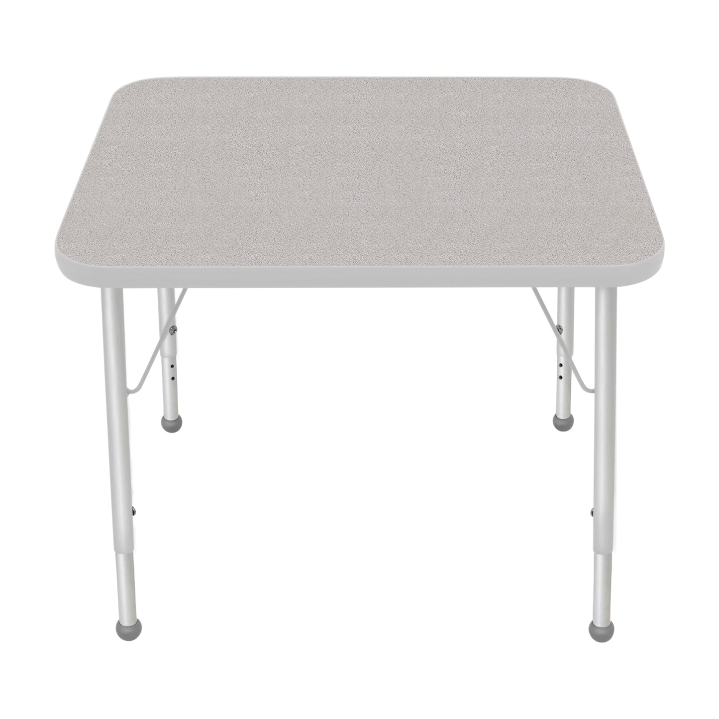 Mahar Creative Colors Small Rectangle Activity Table Preschool Height Adjustable Legs 30"W x 24"D x 17" - 25"H (MHR-2430LO)