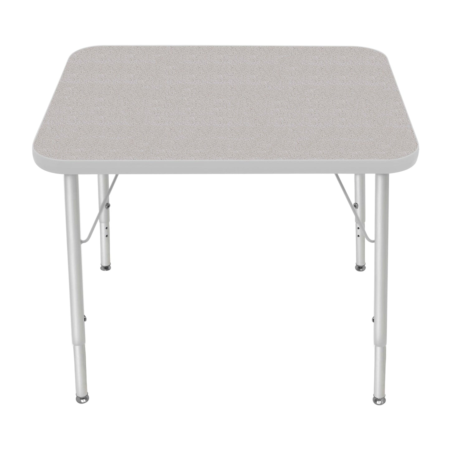 Mahar Creative Colors Small Rectangle Activity Table Preschool Height Adjustable Legs 30"W x 24"D x 17" - 25"H (MHR-2430LO)