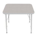 Mahar Creative Colors Small Rectangle Activity Table Preschool Height Adjustable Legs 30