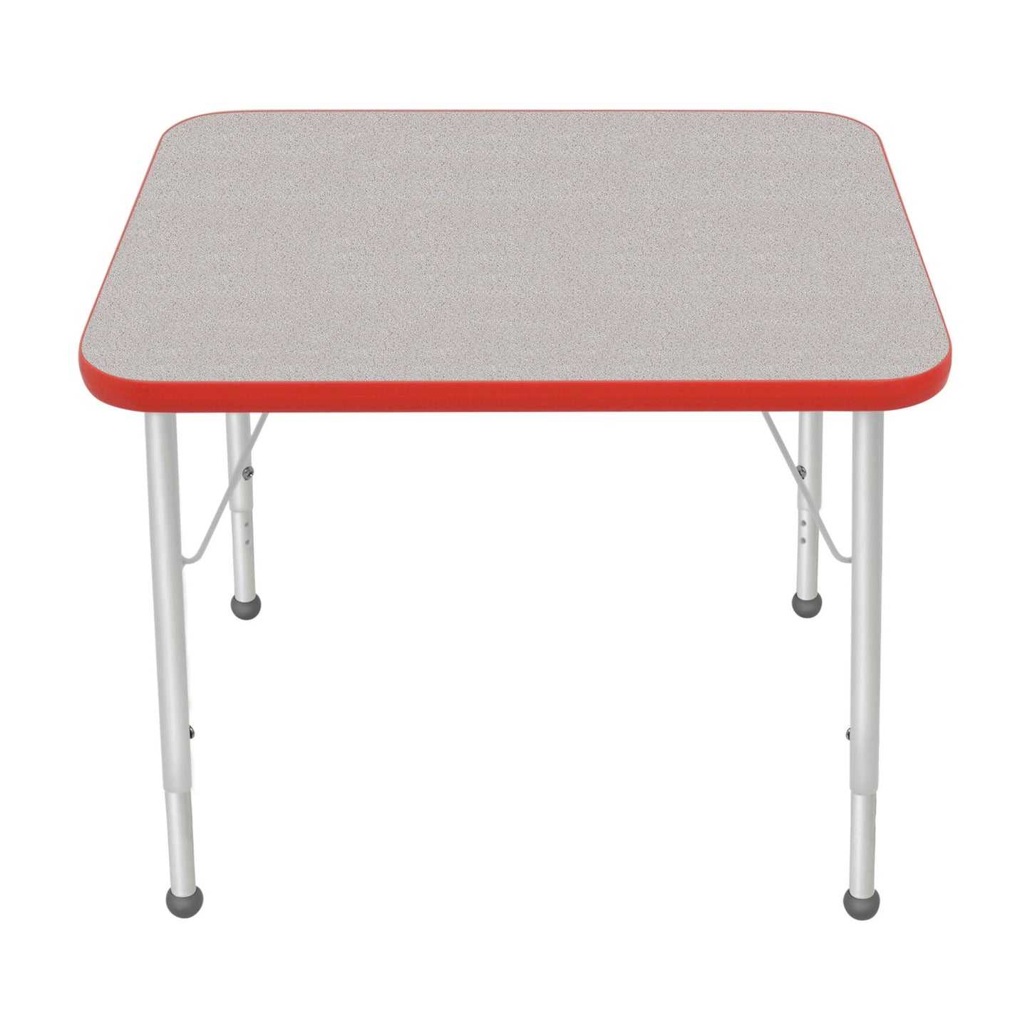 Mahar Creative Colors Small Rectangle Activity Table Preschool Height Adjustable Legs 30"W x 24"D x 17" - 25"H (MHR-2430LO)