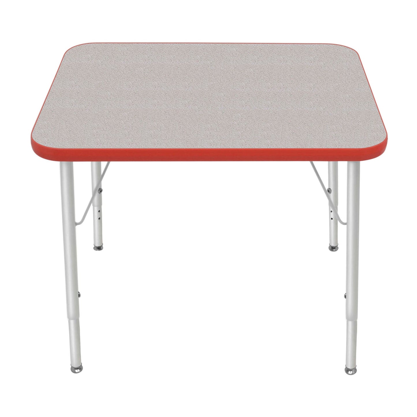 Mahar Creative Colors Small Rectangle Activity Table Preschool Height Adjustable Legs 30"W x 24"D x 17" - 25"H (MHR-2430LO)