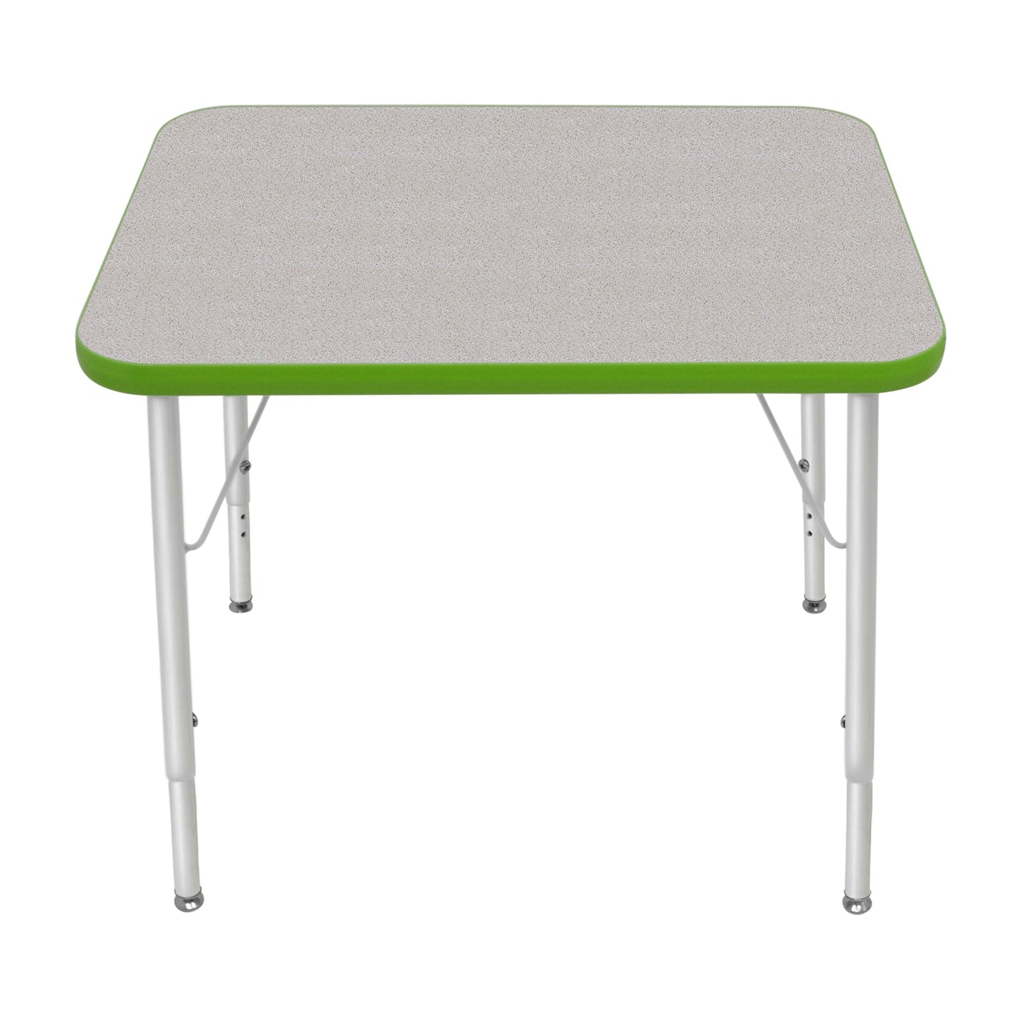 Mahar Creative Colors Small Rectangle Activity Table Preschool Height Adjustable Legs 30"W x 24"D x 17" - 25"H (MHR-2430LO)