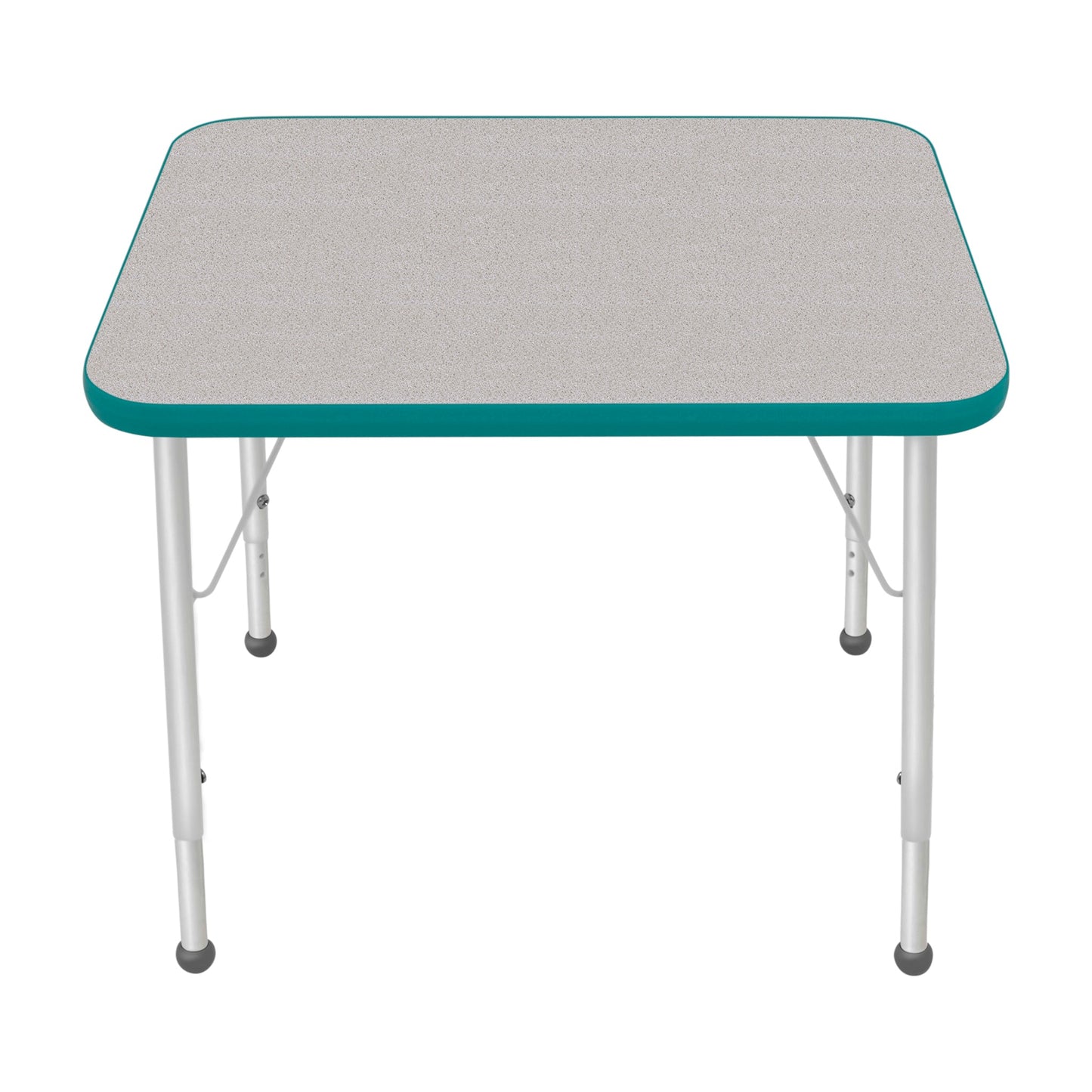 Mahar Creative Colors Small Rectangle Activity Table Preschool Height Adjustable Legs 30"W x 24"D x 17" - 25"H (MHR-2430LO)