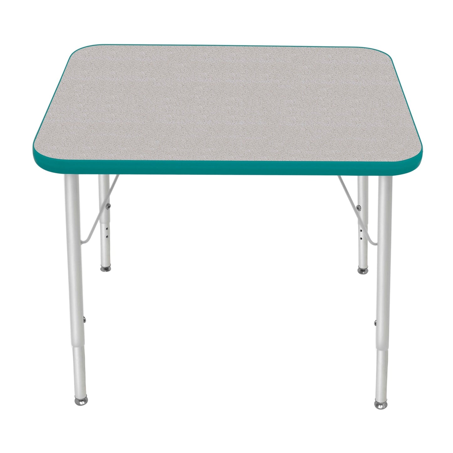 Mahar Creative Colors Small Rectangle Activity Table Preschool Height Adjustable Legs 30"W x 24"D x 17" - 25"H (MHR-2430LO)