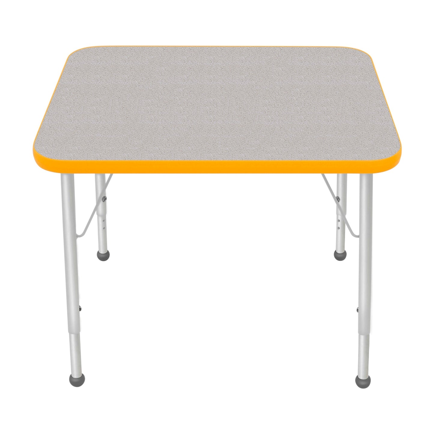 Mahar Creative Colors Small Rectangle Activity Table Preschool Height Adjustable Legs 30"W x 24"D x 17" - 25"H (MHR-2430LO)