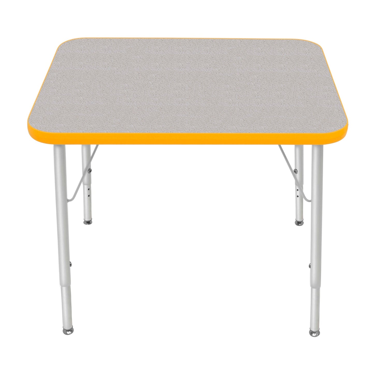 Mahar Creative Colors Small Rectangle Activity Table Preschool Height Adjustable Legs 30"W x 24"D x 17" - 25"H (MHR-2430LO)